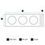 PLATE 3 GANG SATIN DARK NICKEL thumbnail 4