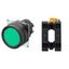 Pushbutton A22NN Ã˜22, bezel plastic, FLAT, MOMENTARY, CAP COLOR Transp A2215066F thumbnail 1