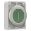 M30C-FD-G-X1 Pushbutton, RMQ-Titan, Flat, momentary, green, inscribed, Metal bezel thumbnail 8