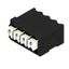 Printed circuit board terminals, 3.50 mm, Number of poles: 4, 90°, Solder pin length (l): 1.5 mm, black, PUSH IN with actuator, Clamping range, max. : 1.5 mm², Tube thumbnail 4