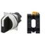 Selector A22NS Ã˜22, 3 position, NON-Lighted, bezel brushed metal, MANU A2235905M thumbnail 2