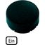 M22-XDH-S-D6 Button plate, raised black, ON thumbnail 2