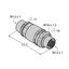 Accessories for Fieldbus Systems Ethernet Adapter and Wall Feedthrough M12 Female Connector   FKSD-FKSD-44 thumbnail 1