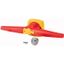 K5DR/P Toggle, 14mm, door installation, red/yellow, padlock thumbnail 1