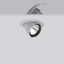 GOLAS mini, 29 W, 3800 lm, 940, silver, on/off Recessed projectors, D  thumbnail 1