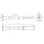Copper cable earthing bridge H07V-K w. conn. plate M16 and lug 80X30mm thumbnail 2