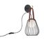Modern Indiana Wall Lamp Black with Gold thumbnail 2