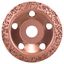 Tungsten carbide grinding head 115 x 22.23 mm; coarse, angled thumbnail 1