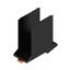Modular housing, OMNIMATE Housing - series CH20M  black, Base element, Width: 45 mm thumbnail 3