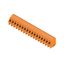 Printed circuit board terminals, 5.08 mm, Number of poles: 17, 135°, Solder pin length (l): 3.5 mm, tinned, orange, Clamping yoke connection, Clamping range, max. : 2.5 mm², Box thumbnail 4