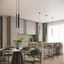 Pendant lamp ARCHE 3P black thumbnail 8