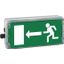 Ex-escape sign luminaires EXIT V-CG-S for emergency light function for zone 1/21, Pictogram: EN 1838, Arrow 9 Clock thumbnail 4