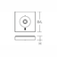 CENTRYXX IP40, 740, black, on/off Ceiling luminaires, L 150 B 150 H 30 thumbnail 4