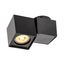 ALTRA DICE CL, Indoor surface-mounted wall and ceiling light, single, QPAR51, black thumbnail 1