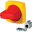K1CR Rotary handle, 6mm, for mounting shroud, red/yellow thumbnail 3