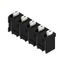 Printed circuit board terminals, 7.62 mm, Number of poles: 5, 180°, Solder pin length (l): 1.5 mm, black, PUSH IN with actuator, Clamping range, max. : 1.5 mm², Tube thumbnail 3