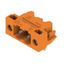 PCB plug-in connector, male header, Solder flange, THT solder connection, 5.08 mm, Number of poles: 2, 90°, Solder pin length (l): 3.2 mm, tinned, orange, Box thumbnail 3