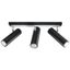 CEILING LAMP DIREZIONE 3 BLACK GU10 3X40W IP20 thumbnail 1