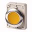 M30C-FDRL-Y Illuminated pushbutton actuator, RMQ-Titan, Flat, maintained, yellow, Blank, Metal bezel thumbnail 1