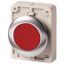 M30I-FDR-R Pushbutton, RMQ-Titan, flat, maintained, red, blank, Front ring stainless steel thumbnail 1
