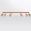 CEILING LAMP KEKE 6 OAK GU10 6X40W IP20 thumbnail 6