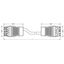 pre-assembled interconnecting cable Eca Socket/plug black thumbnail 2