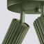 CARBON CEILING LAMP WITH REFLECTORS ON A ROUND OLIVE HEADLINING 3XGU10 thumbnail 9