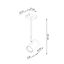 CEILING LAMP NORANO BLACK GU10 1X40W IP20 thumbnail 5