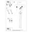 MOSAIC HANGING LAMP 3P BLACK/CHROME G9 3X40W IP20 thumbnail 6