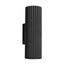 WALL LAMP WITH A CYLINDRICAL LAMP SHADE 20CM BLACK FROM THE CARBON SERIES FOR THE HALLWAY, UP-DOWN 2XGU10 thumbnail 2