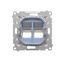 Cover for DATA socket, anthracite, metalic thumbnail 2