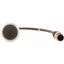 C22-D-S-K01-P5 Pushbutton, Flat, momentary, 1 NC, Cable (black) with M12A plug, 4 pole, 1 m, black, Blank, Bezel: titanium thumbnail 2