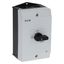 On-Off switch, P1, 40 A, surface mounting, 3 pole, 1 N/O, 1 N/C, with black thumb grip and front plate, hard knockout version thumbnail 9