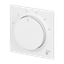 1794 R-44M Cover plate with legend Characters 1 ... 6 for Thermostat Turn button studio white matt - Busch-art linear thumbnail 3