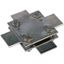 Cross unit StSt (V4A) f. Fl 30/30mm Dim. 60x60mm w/o intermediate plat thumbnail 1