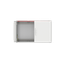 B33 ComfortLine B Wall-mounting cabinet, Surface mounted/recessed mounted/partially recessed mounted, 108 SU, Grounded (Class I), IP44, Field Width: 3, Rows: 3, 500 mm x 800 mm x 215 mm thumbnail 4