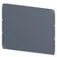 SIVACON, mounting plate, Quick assembly with screws, perforated, H: 1000 mm, W: 1200 mm, zinc-plated thumbnail 2