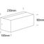 ANTHRACITE E27 WALL LIGHT 12W IP65 100-240V thumbnail 2