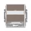Central plate cable outlet 1-way with strain relief Busch-balance® SI thumbnail 2