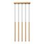 PASTELO HANGING LAMP 5L GOLD G9 5X8W IP20 thumbnail 6