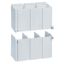 Sealable terminal cover - IP20 - for DSX 3-pole size 2 manual disconnector and source changeover switch thumbnail 1