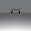CEILING LAMP VERDO 2 BLACK GU10 2X10W IP20 thumbnail 2