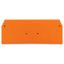 End and intermediate plate 2.5 mm thick orange thumbnail 3