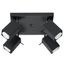 CEILING LAMP MERIDA 4 BLACK GU10 4X40W IP20 thumbnail 1