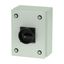 Main switch, P1, 40 A, surface mounting, 3 pole + N, STOP function, With black rotary handle and locking ring, Lockable in the 0 (Off) position, in st thumbnail 5