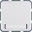 WCD RA with hinged cover and text window IP44 flush-mounted, polar white thumbnail 1