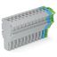 1-conductor female connector Push-in CAGE CLAMP® 4 mm² gray/blue/green thumbnail 1
