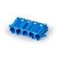 PCB coupler 5p plug, horiz., narrow, blue thumbnail 2