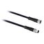 Cable Jumper straight M12 8-pin Male, straight M12 8-pin Female, PUR c thumbnail 1