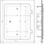 Inspection door StSt with square spanner 290x230mm thumbnail 2